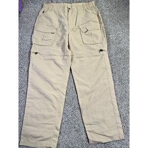 L.L.‎ Bean Buzz Off Men's Large Zip Off Pants 0CFK9 Tan Hiking Camping